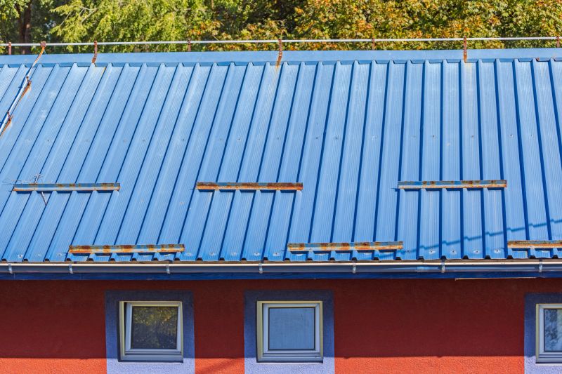 Colorful Metal Roof Art